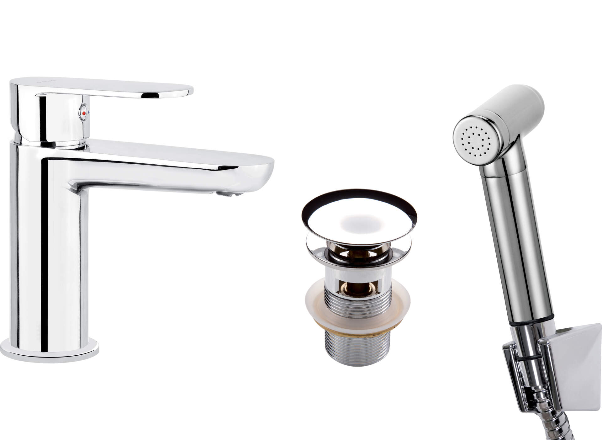 Deante Alpinia grifo para lavabo de pie cromo BGA_027M