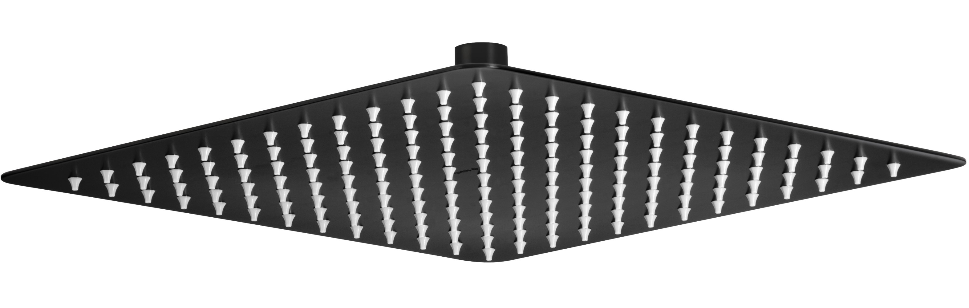 Deante Floks ducha con efecto lluvia 30x30 cm cuadrada negro NAC_209K