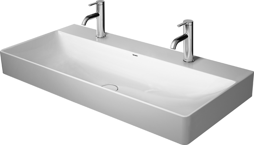 Duravit DuraSquare lavabo 100x47 cm rectangular para mueble blanco 23531000431