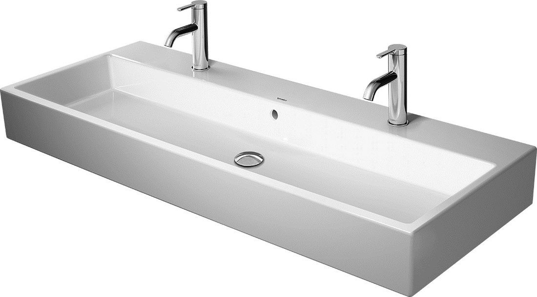 Duravit Vero Air lavabo 100x47 cm rectangular para mueble blanco 2350100024