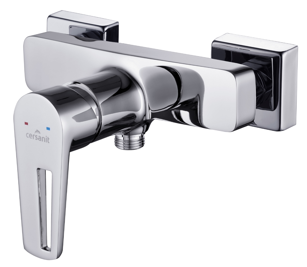 Cersanit Mille grifo para ducha a pared cromo S951-031