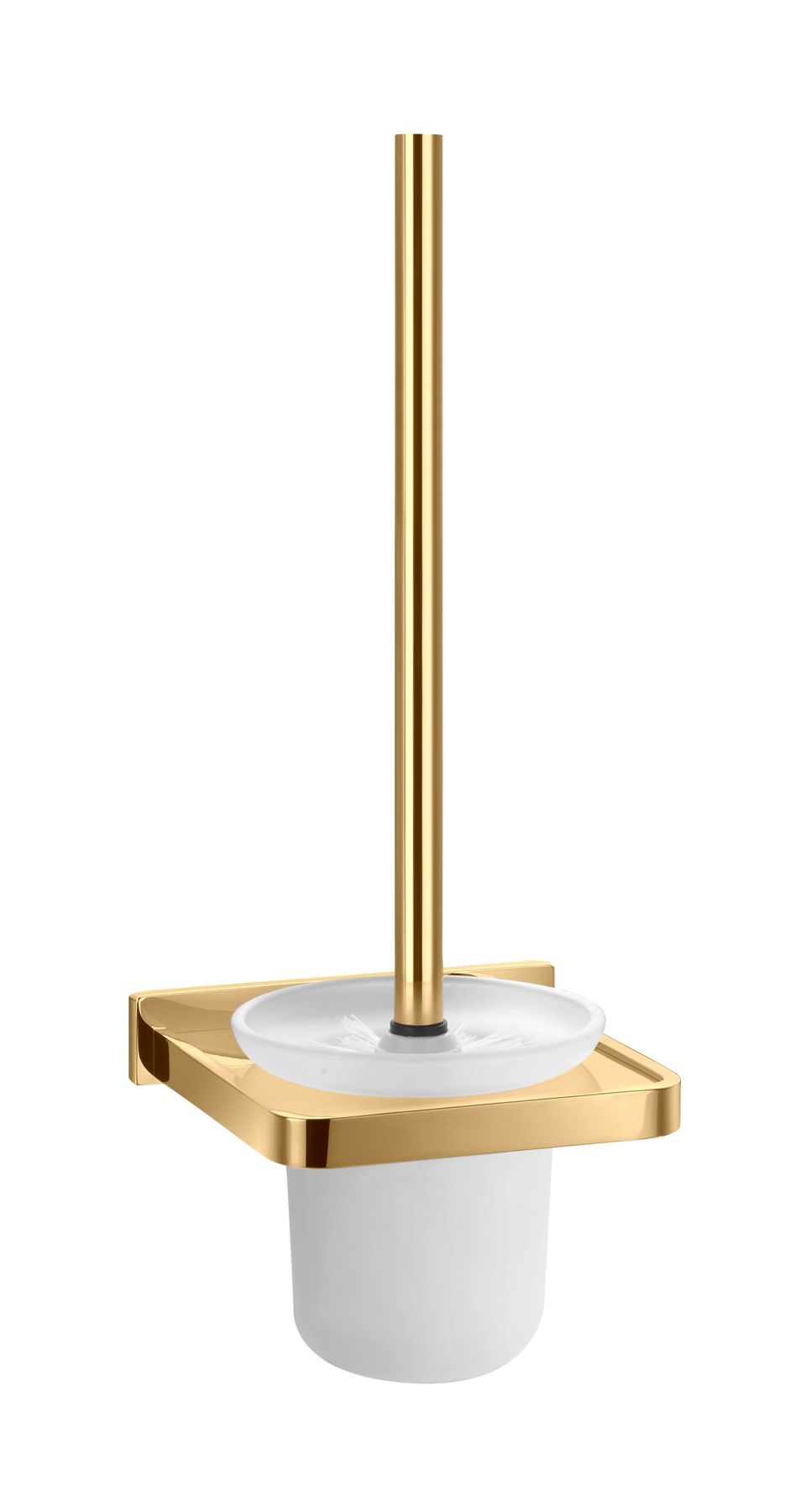 Omnires Darling escobilla de baño atornillado cristal-oro DA70620GL