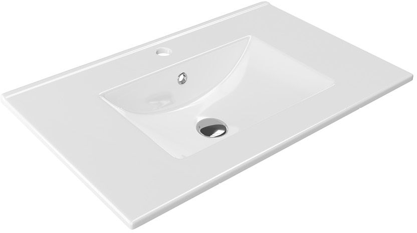 Excellent As lavabo 81x46.5 cm rectangular para mueble-empotrado blanco CEEX.3617.800.WH