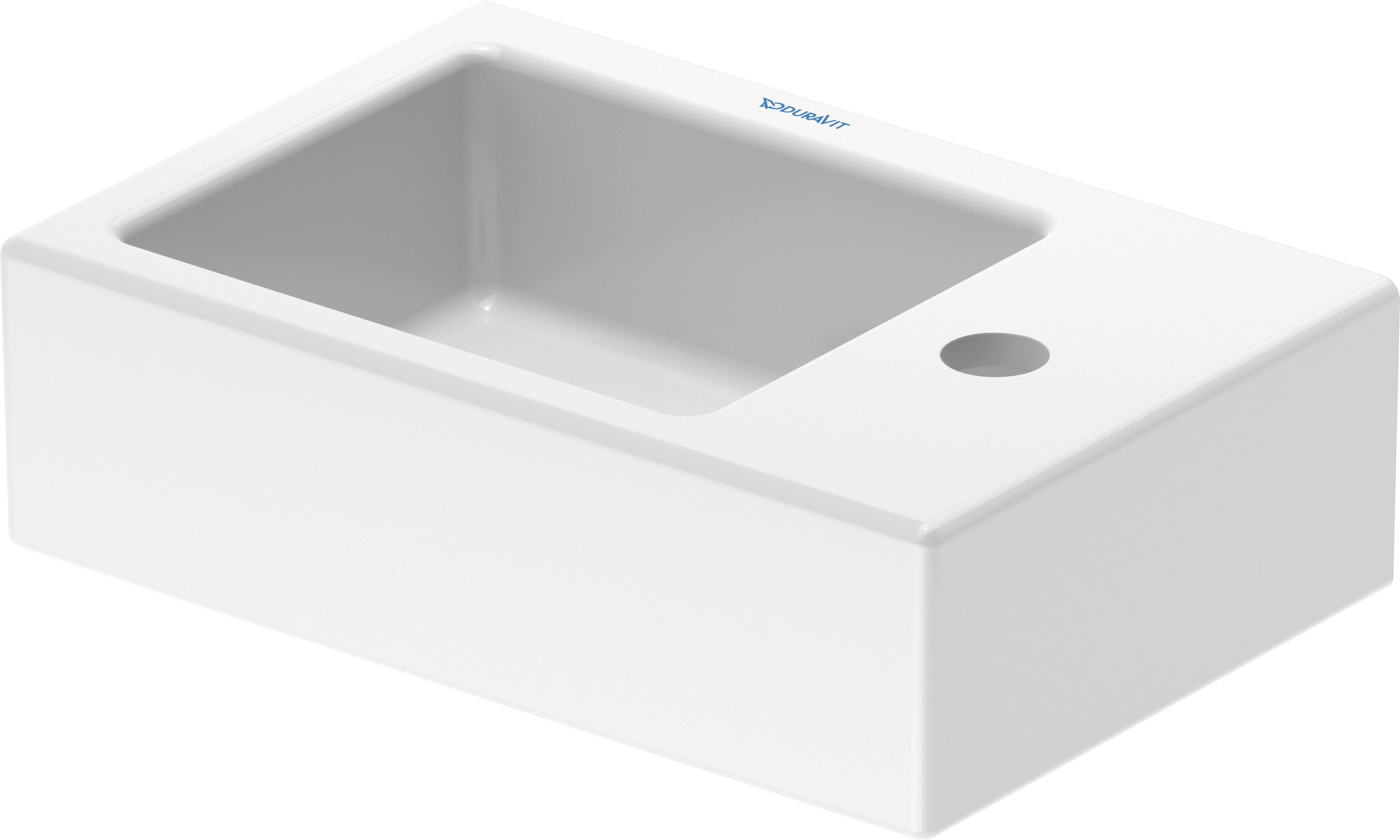 Duravit Vero Air lavabo 38x25 cm rectangular clásico-para mueble blanco 0724380000