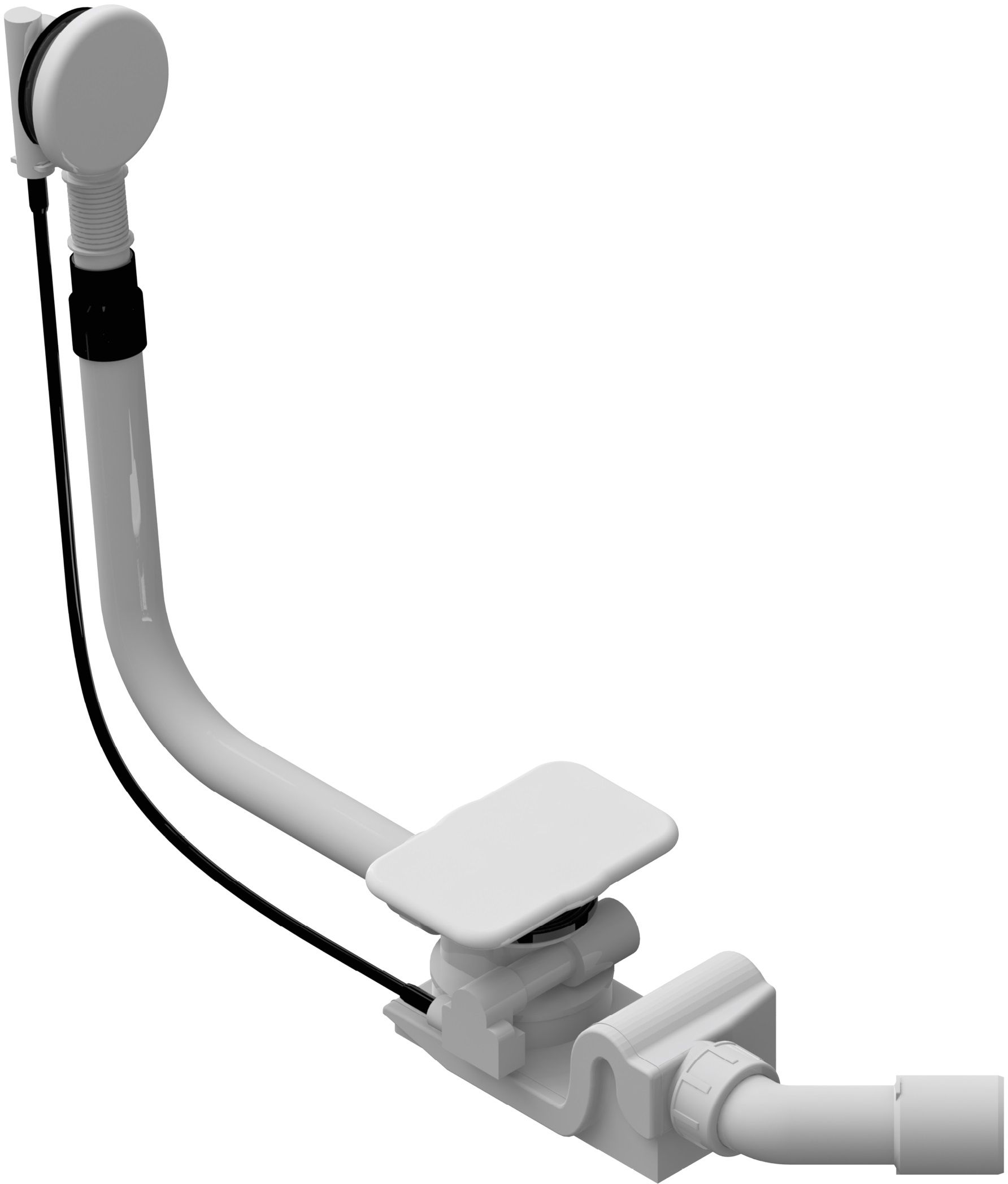 Kaldewei Asymmetric Duo sifón para bañera blanco 687772060001