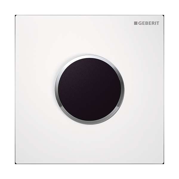 Geberit Sigma botón de descarga para urinario cromo brillante-blanco 116.035.KJ.1