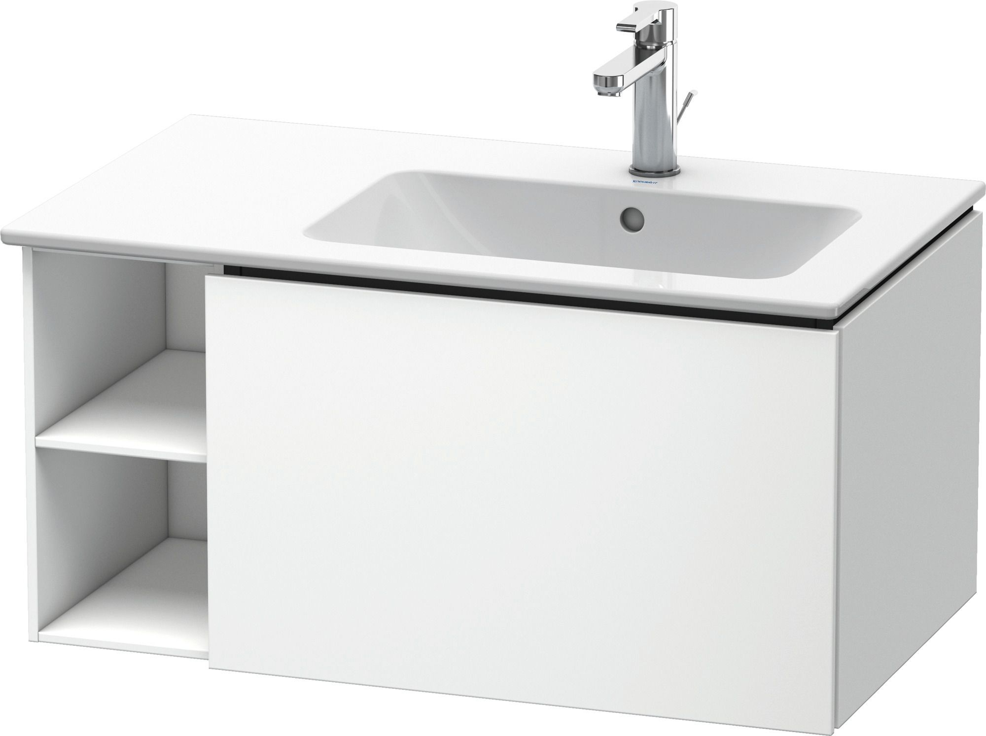Duravit L-Cube armario 82x48.1x40 cm suspendido, para lavabo blanco LC619201818