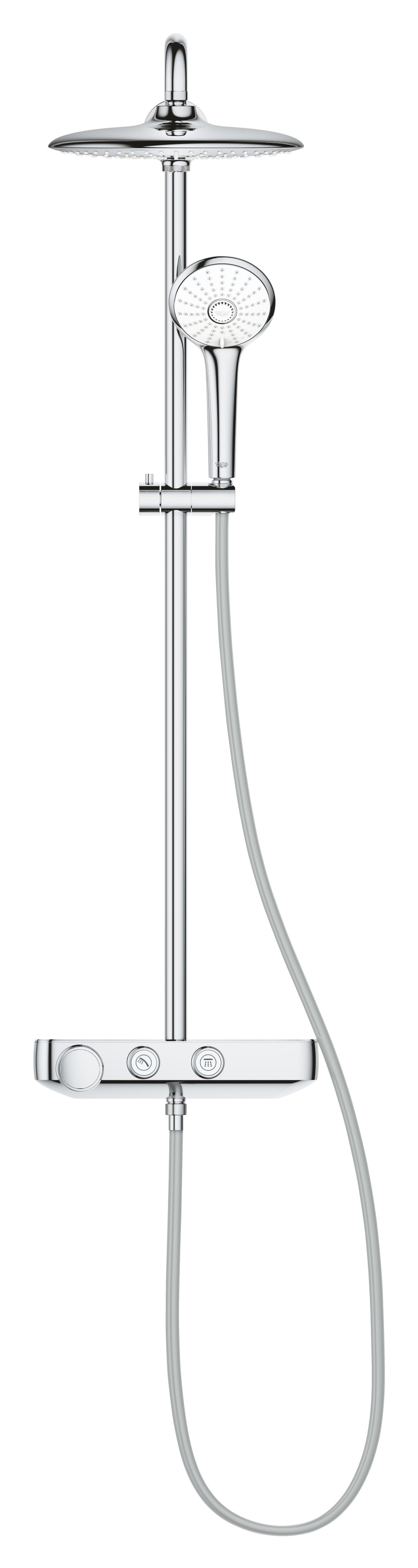 Grohe Euphoria conjunto de ducha a pared con termostato con rociador con efecto lluvia cromo 26509000