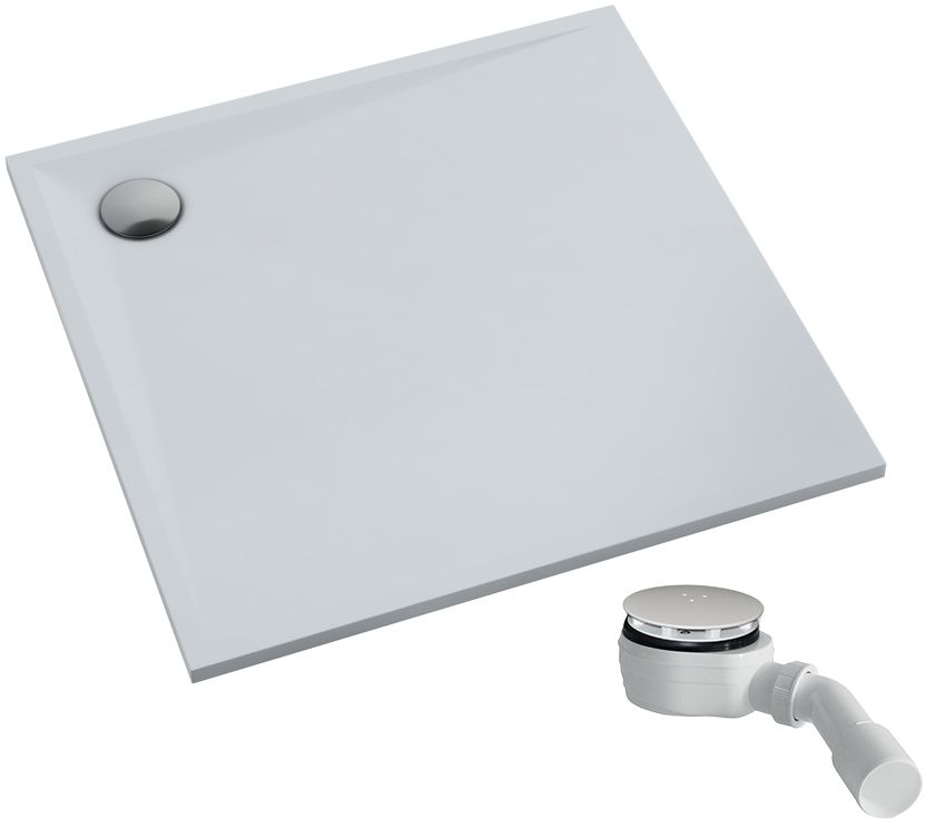 Schedpol Etrusco plato de ducha cuadrado 80x80 cm blanco 3.460