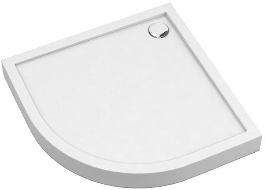Schedpol Competia New plato de ducha semicircular 90x90 cm blanco 3.4634