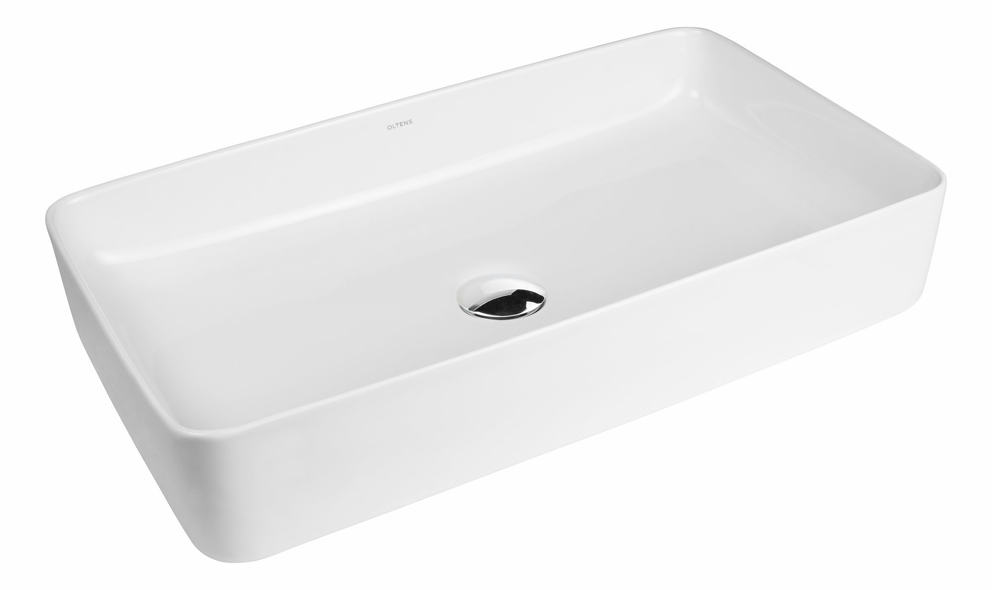Oltens Solberg lavabo 62x41.5 cm rectangular sobre encimera blanco 40818000