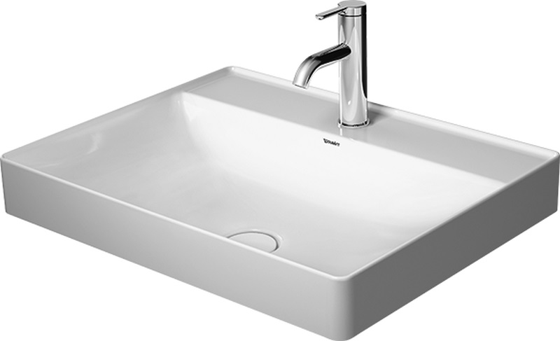 Duravit DuraSquare lavabo 60x47 cm rectangular sobre encimera blanco 2354600070