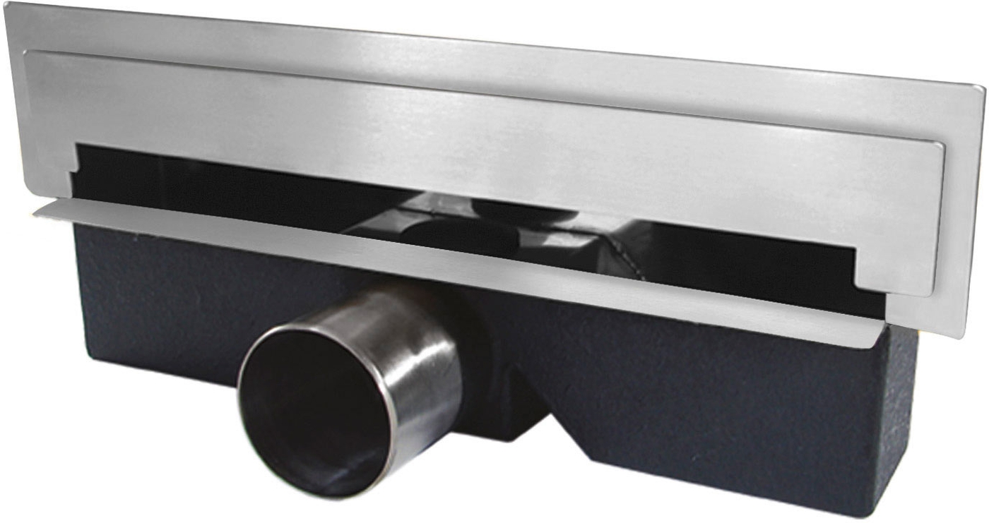Ferro Wall Slim desagüe de ducha 30 cm acero OLWS1