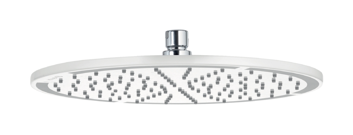 Kludi A-QA ducha con efecto lluvia 30x30 cm circular cromo-blanco 6433091-00
