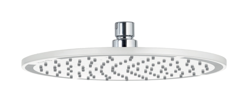 Kludi A-QA ducha con efecto lluvia 25x25 cm circular cromo-blanco 6432591-00