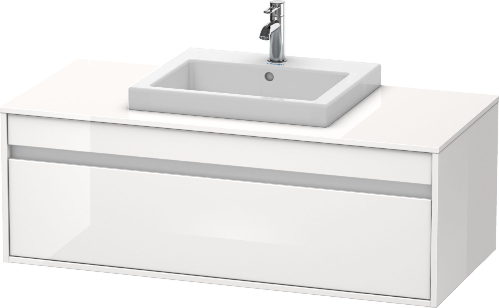 Duravit Ketho armario 120x55x42.6 cm suspendido, para lavabo blanco KT679602222