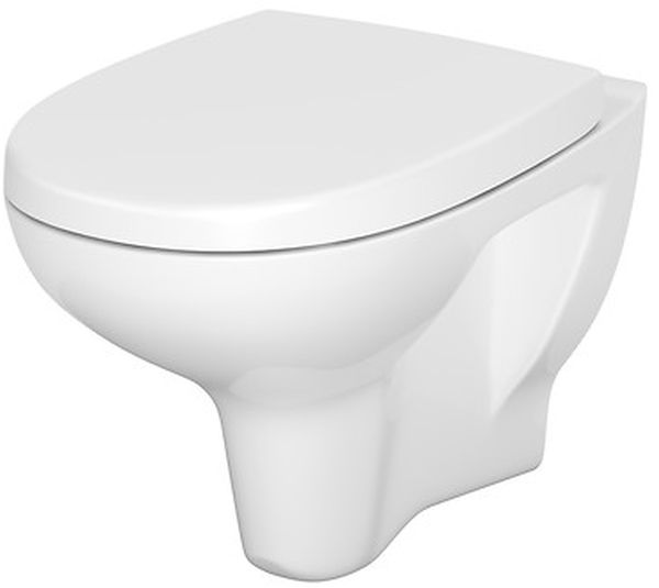 Cersanit Arteco taza de inodoro con asiento de cierre suave suspendido sin reborde blanco S701-178