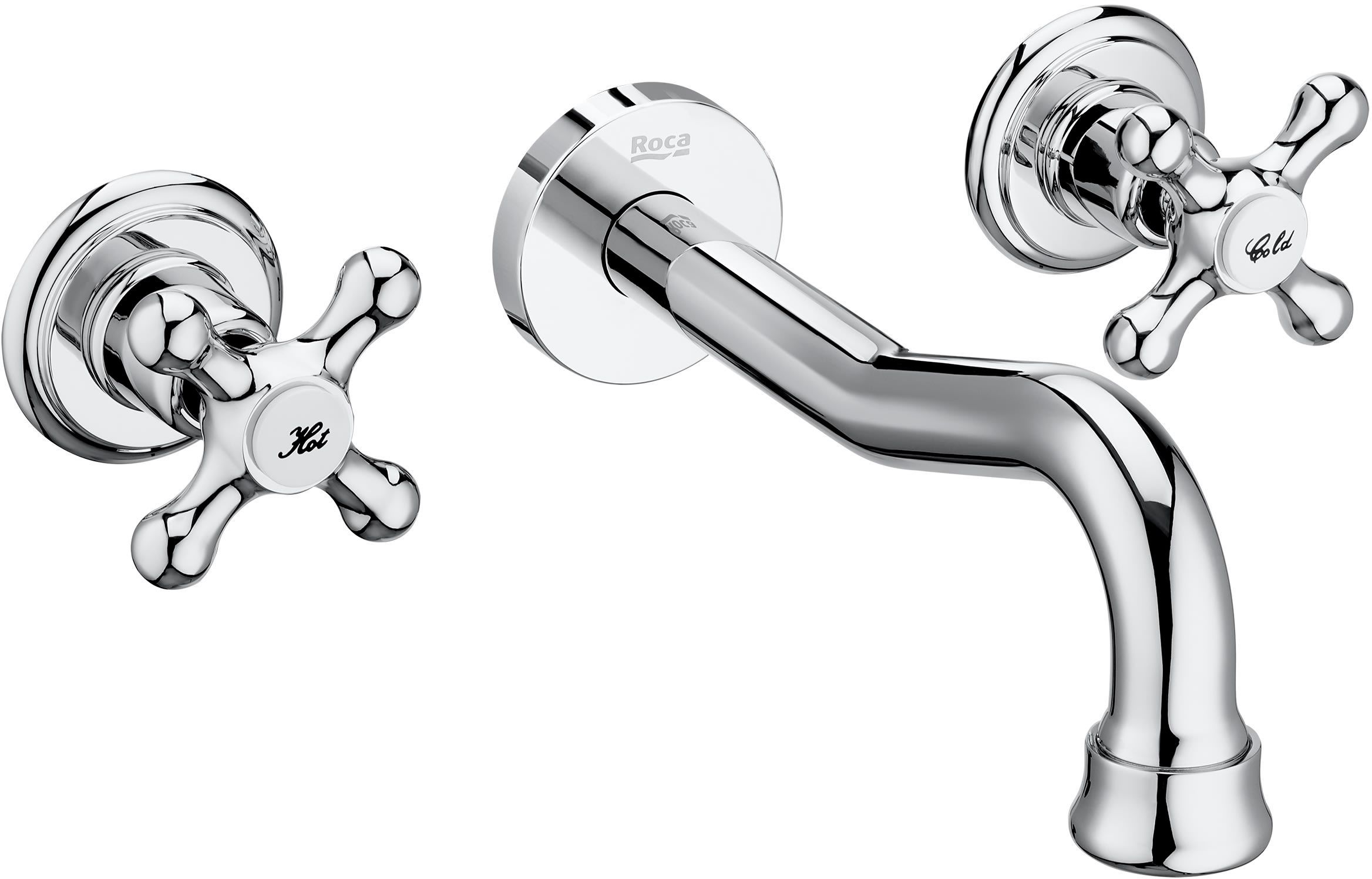 Roca Carmen grifo para lavabo empotrado cromo A5A474BC00