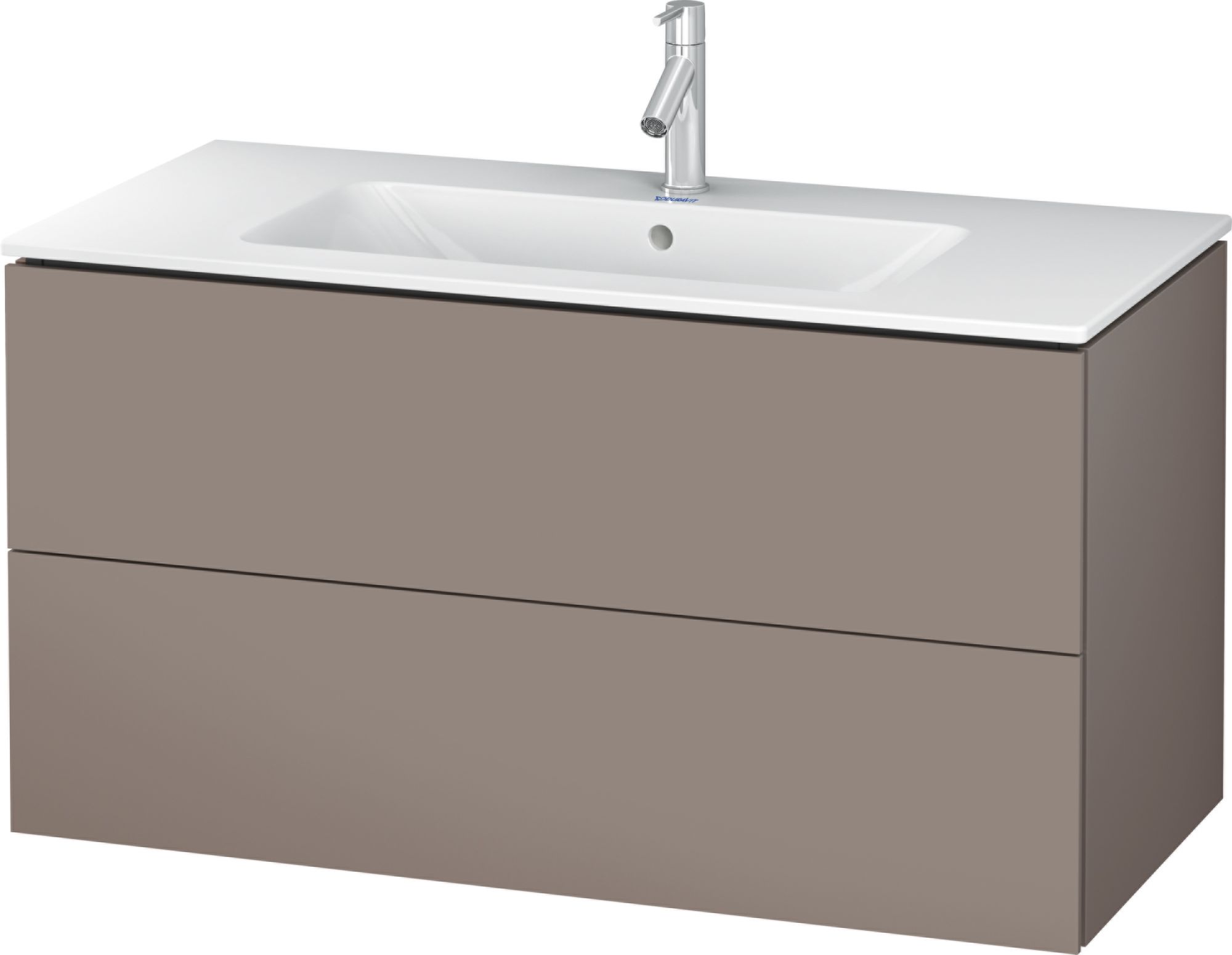 Duravit L-Cube armario 102x48.1x55 cm suspendido, para lavabo gris LC624204343
