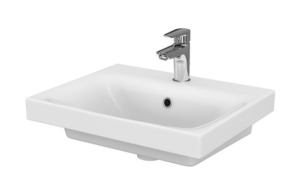 Cersanit Moduo lavabo 50x40 cm rectangular clásico-para mueble blanco K116-009