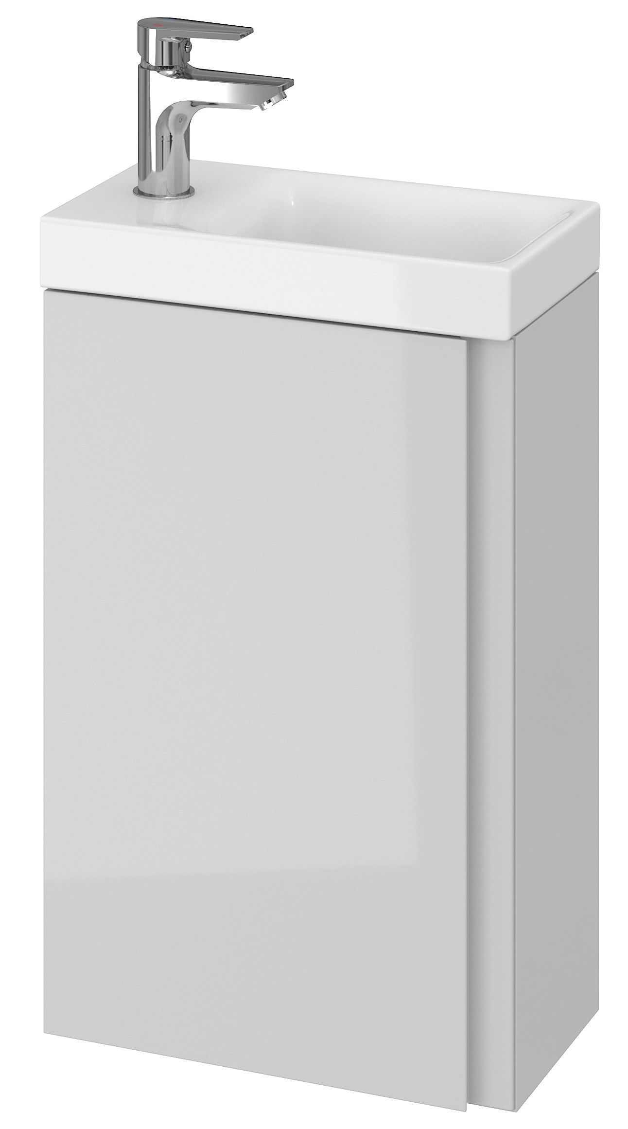 Cersanit Moduo armario 39x21.5x59 cm suspendido, para lavabo gris S929-013
