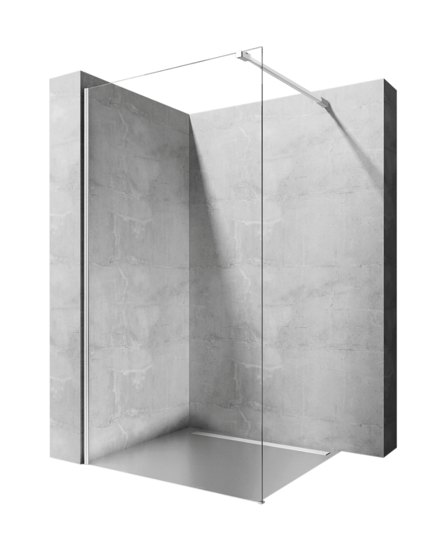 Rea Aero mampara de ducha 110 cm cromo brillante/vidrio transparente REA-K3021