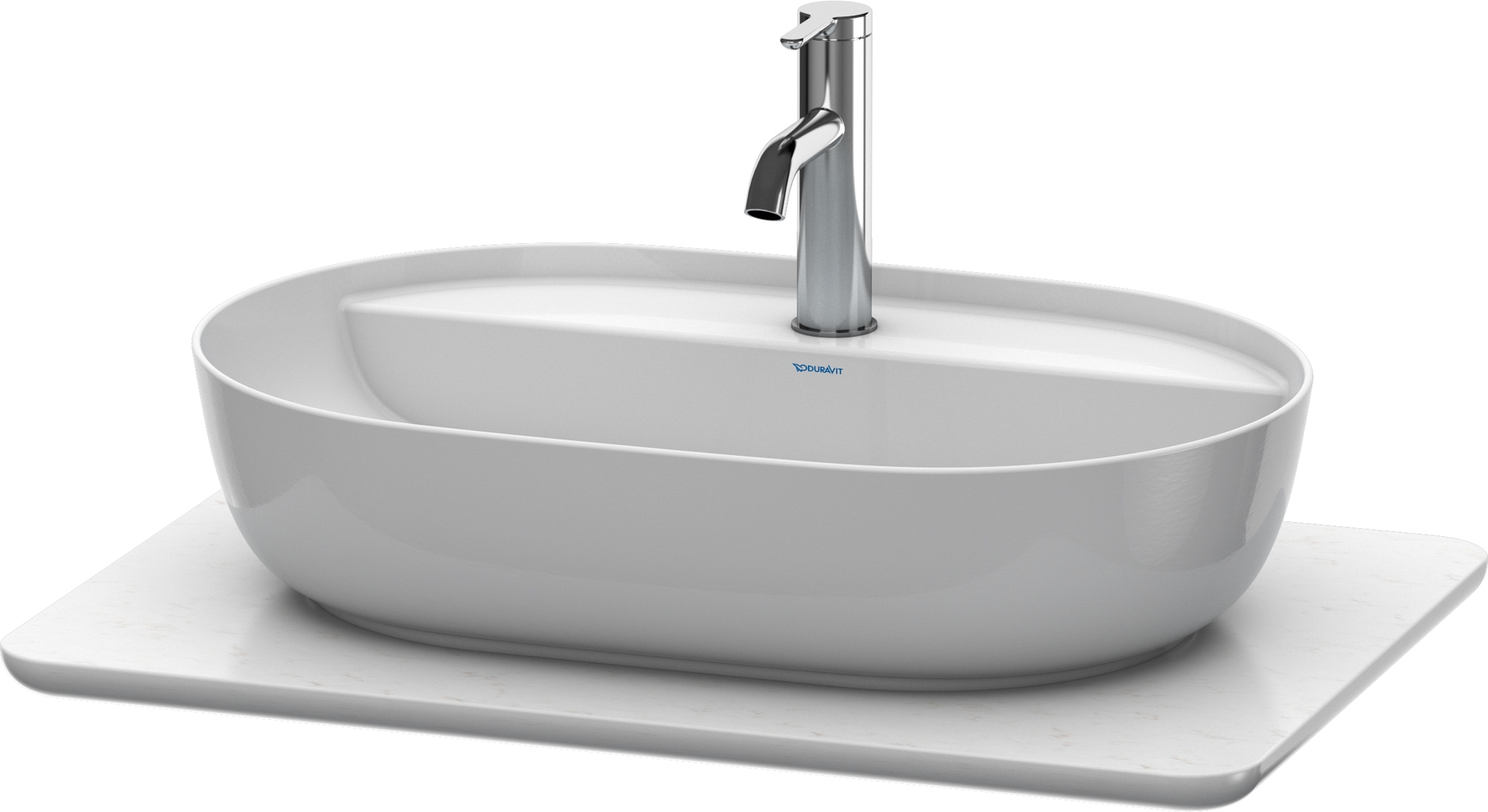 Duravit Luv consola 68.8x47.5 cm blanco LU946501717