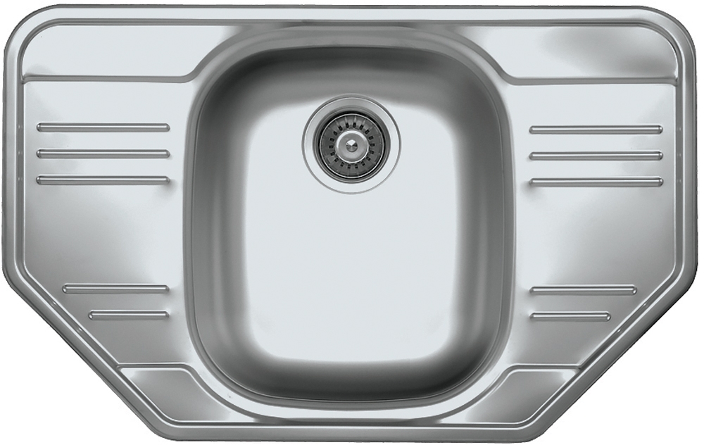 Alveus Allux fregadero de acero 78x49 cm acero 1039566