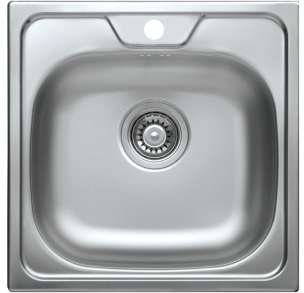 Alveus Allux fregadero de acero 48x48 cm acero 1074634