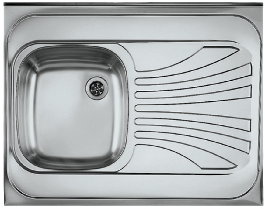 Genesis Primal fregadero de acero 80x60 cm 1068682KF