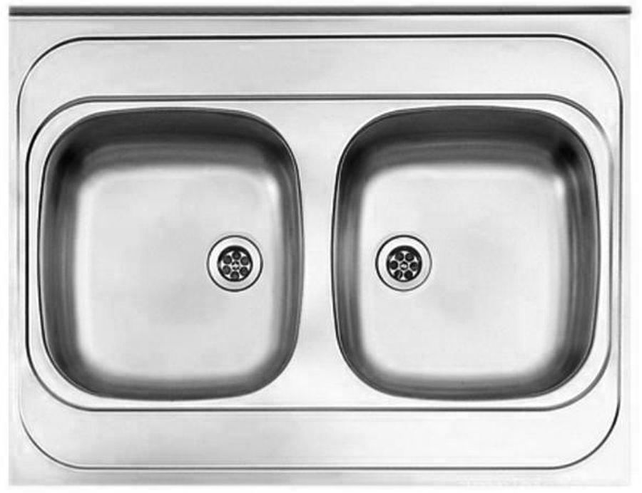 Genesis Primal fregadero de acero 80x60 cm acero 1124501