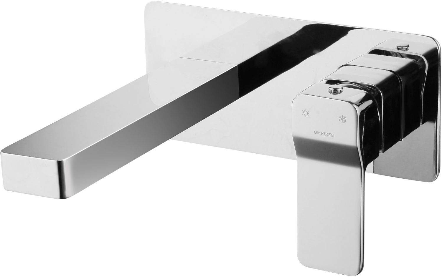 Omnires Slide grifo para lavabo empotrado cromo SL7715CR