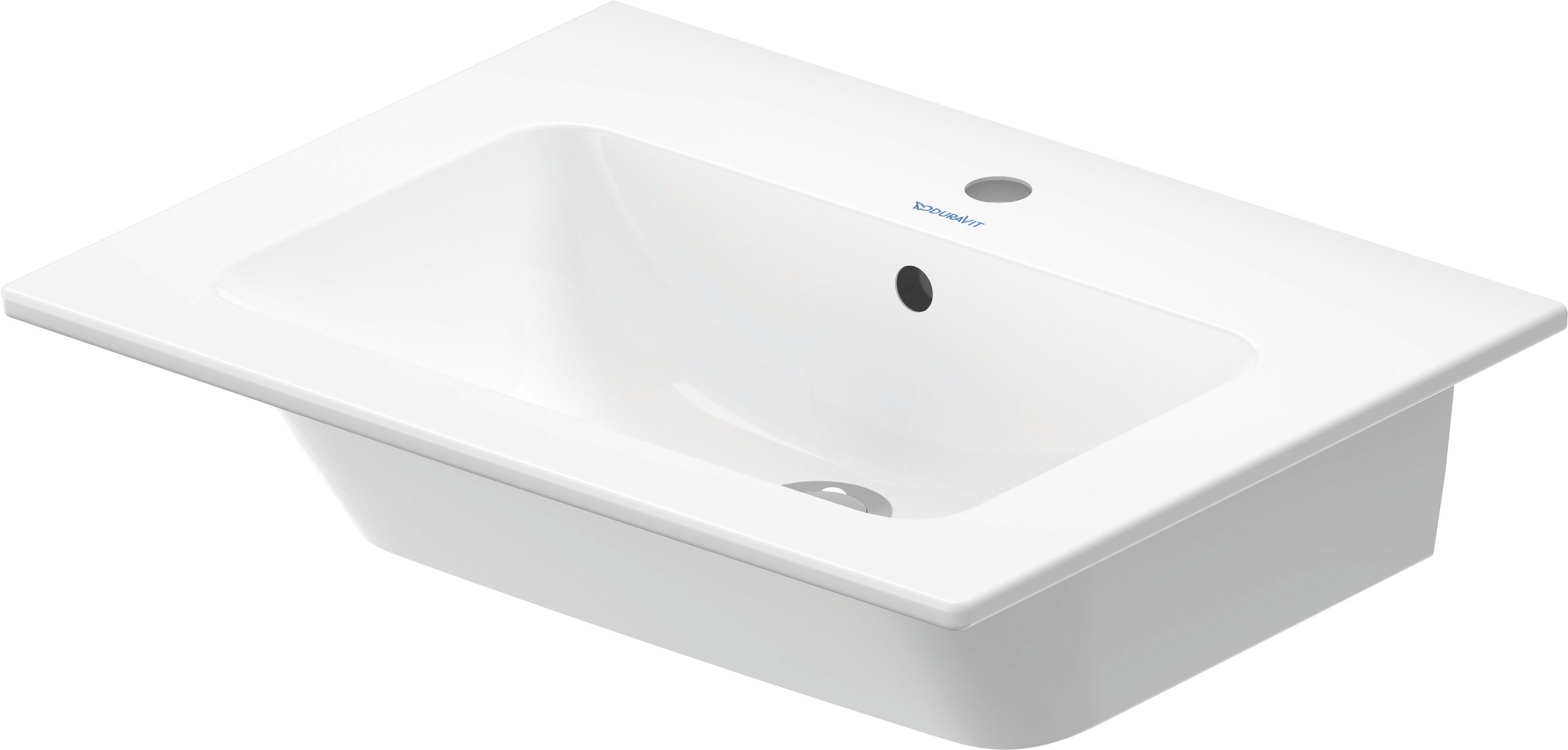 Duravit ME by Starck lavabo 63x49 cm rectangular clásico-para mueble blanco 2336630060