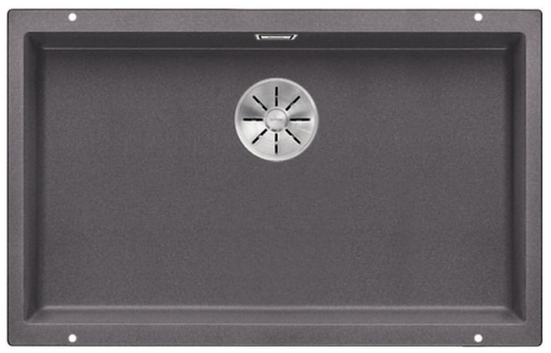 Blanco Subline 700-U fregadero de granito 70x40 cm gris/grafito/ónix 523443