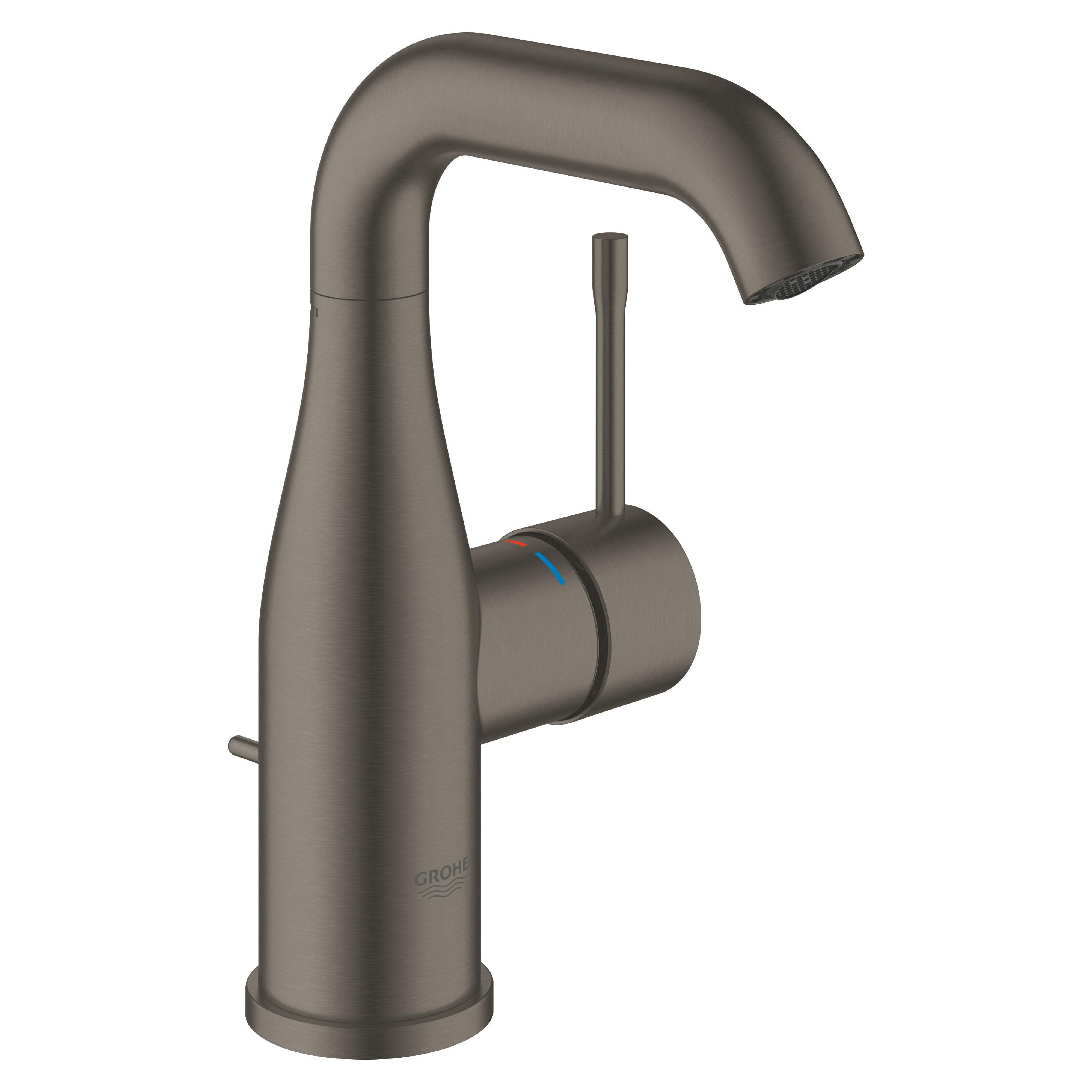 Grohe Essence grifo para lavabo de pie Brushed Hard Graphite 23462AL1
