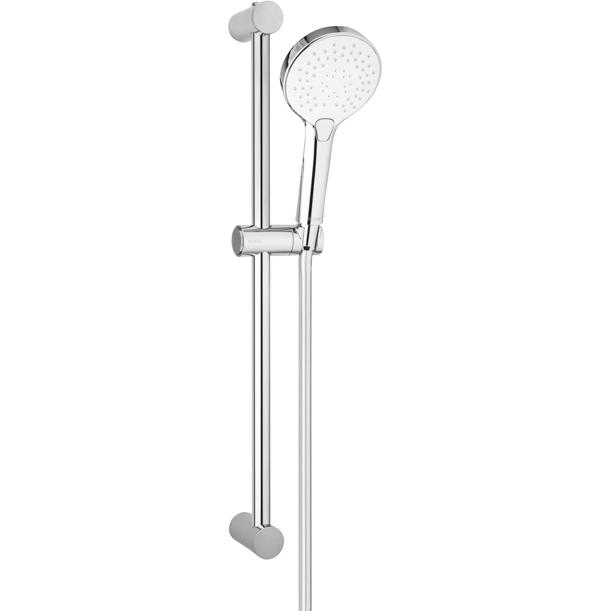 Conjunto barra de ducha Oltens Alling 37300100, alcachofa de ducha Oltens Driva EasyClick 37101110, 37201100