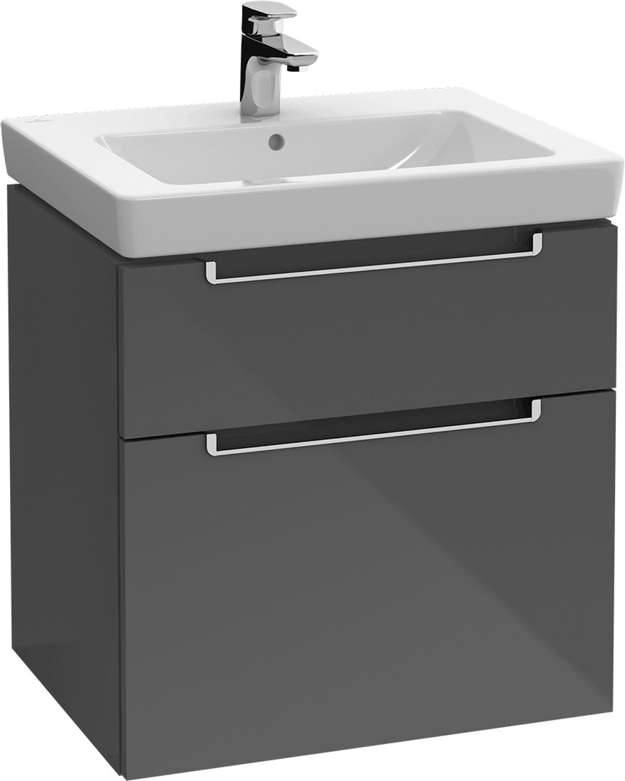 Villeroy & Boch Subway 2.0 armario 58.7x45.4x59 cm suspendido, para lavabo blanco A90910MS