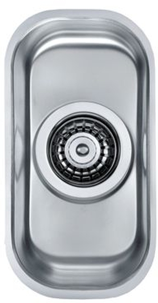 Alveus Variant fregadero de acero 30x14.8 cm acero 1079965