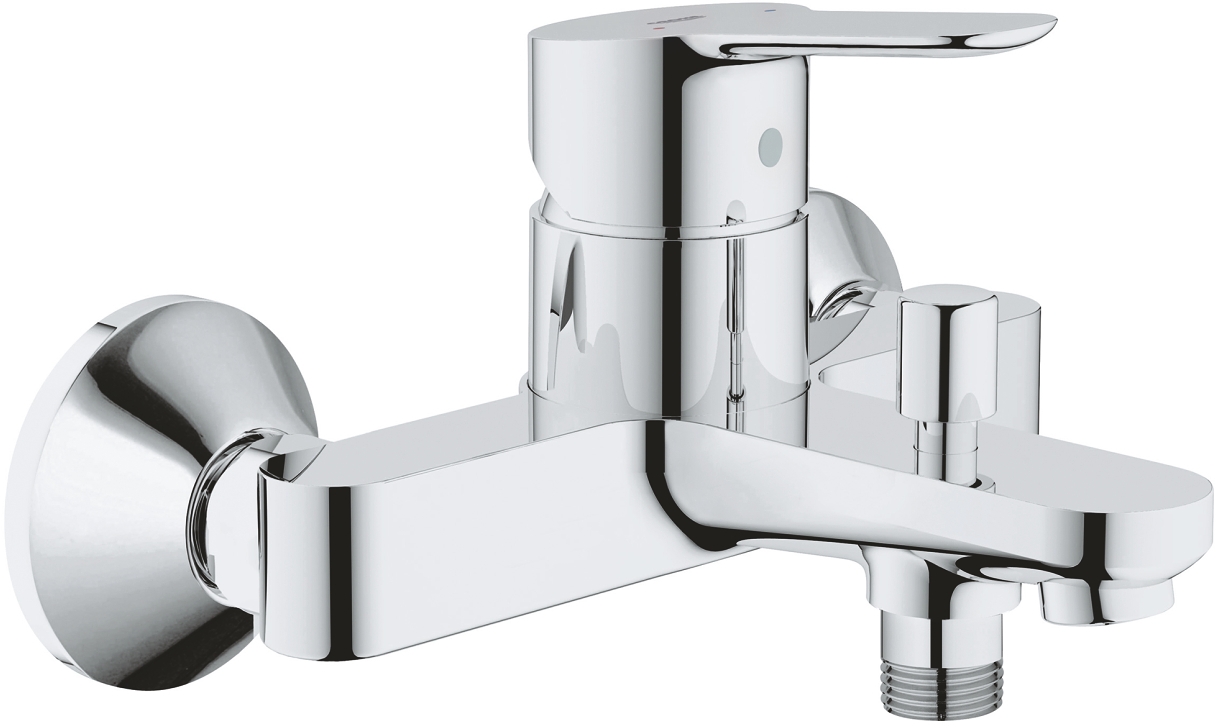 Grohe Bau grifo de bañera y ducha a pared cromo 23334000