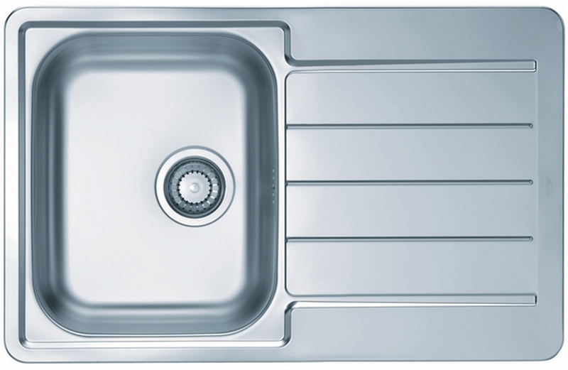 Alveus Line Start fregadero de acero 79x50 cm acero 1069147