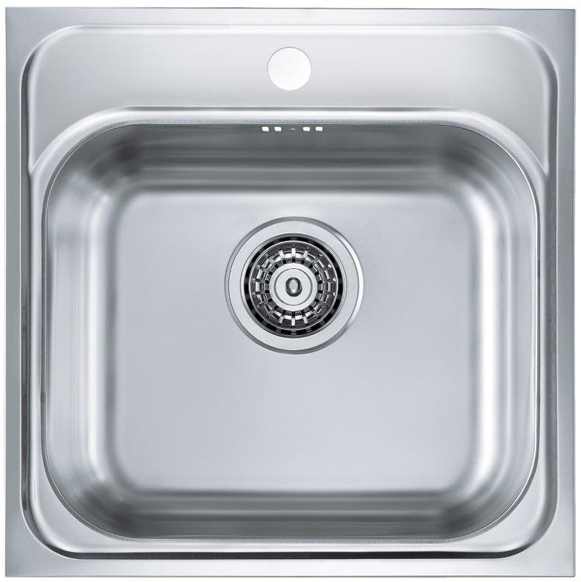 Alveus Basic fregadero de acero 46.5x46.5 cm acero 1100905