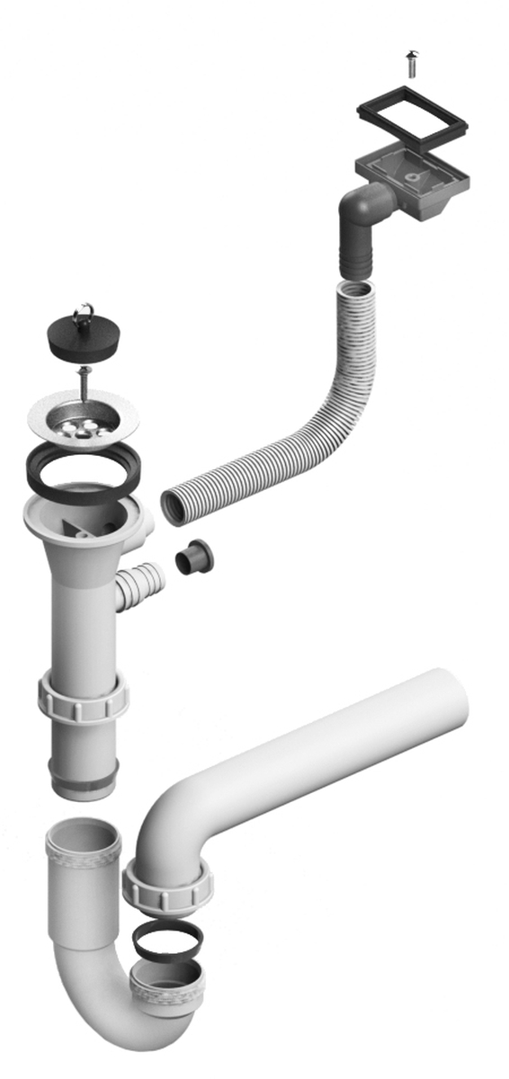 Alveus sifón para fregadero 1071237