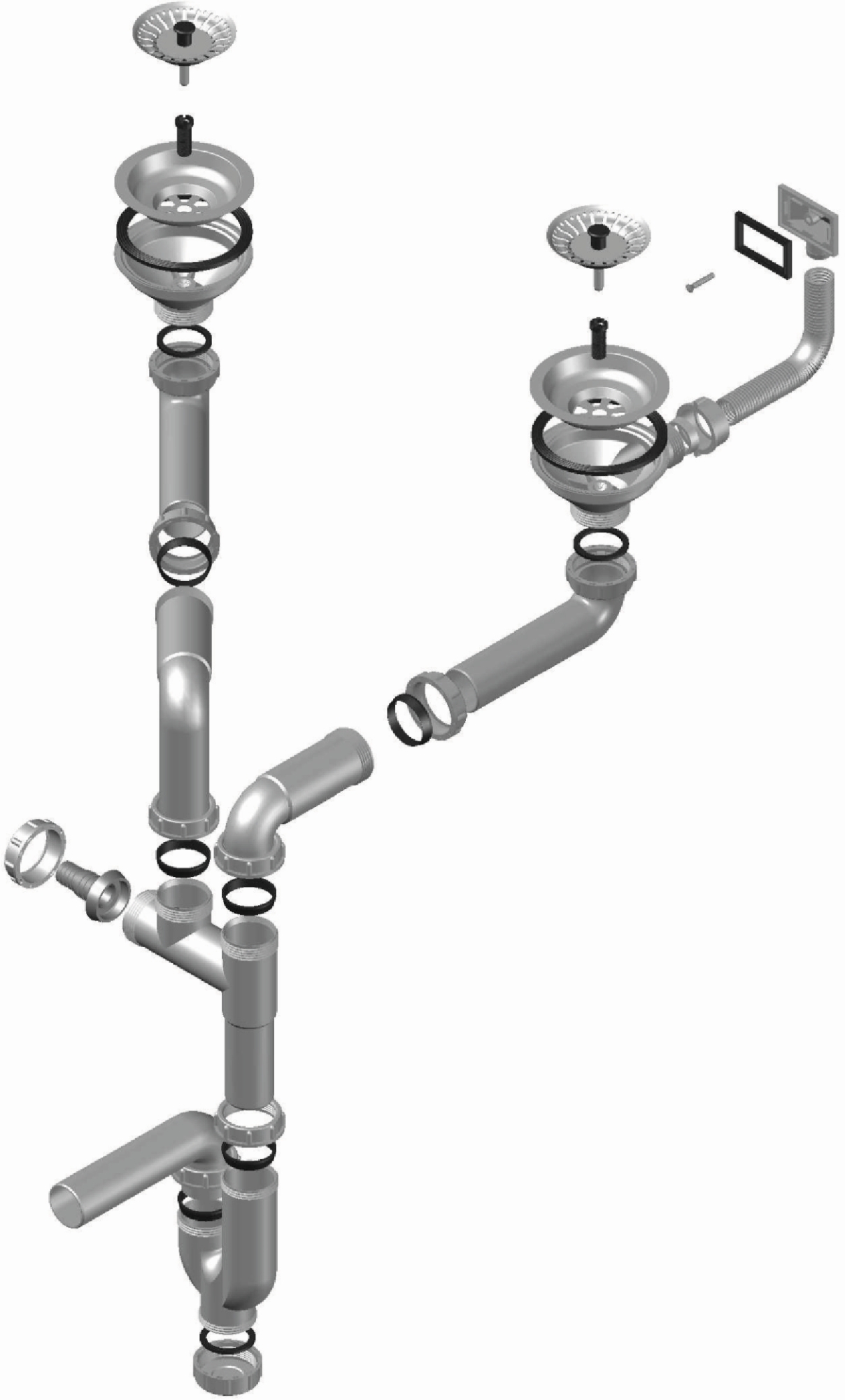 Alveus sifón para fregadero 1105299