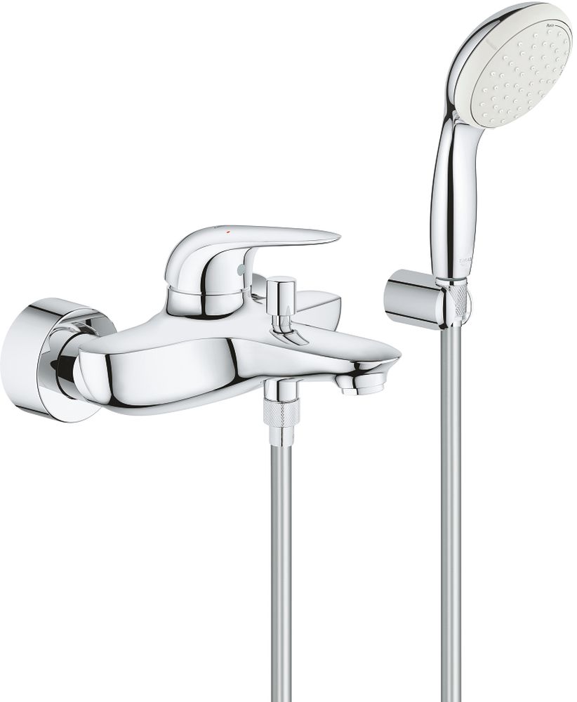 Grohe Eurostyle grifo de bañera y ducha a pared StarLight Chrome 2372930A