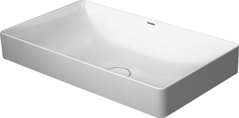 Duravit DuraSquare lavabo 60x34.5 cm rectangular sobre encimera blanco 23556000001