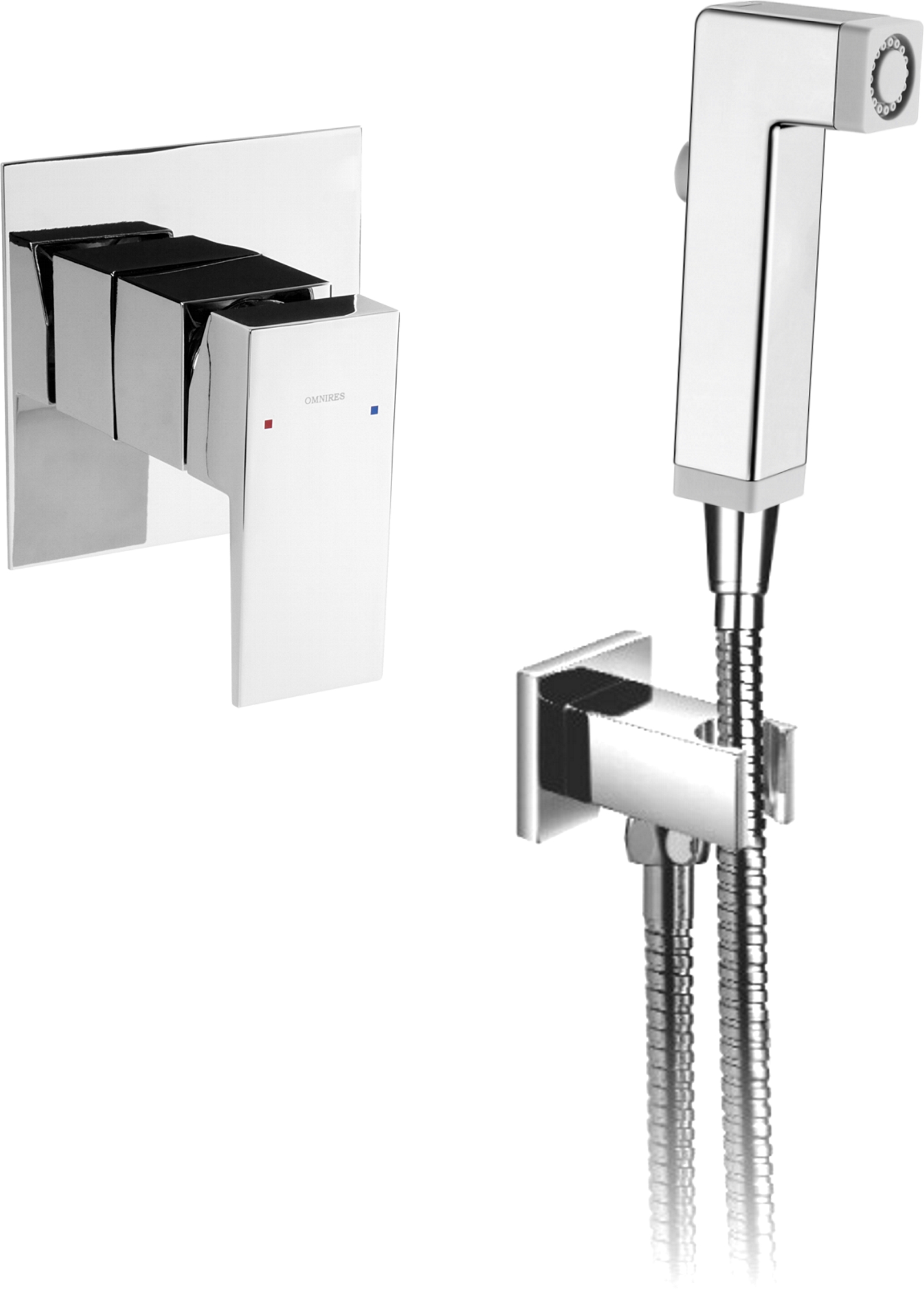 Omnires Fresh grifo para bidé empotrado cromo SYSFRBI1CR