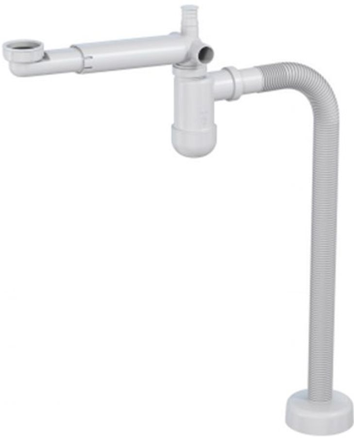 Roca sifón de lavabo tubular blanco A858B48000