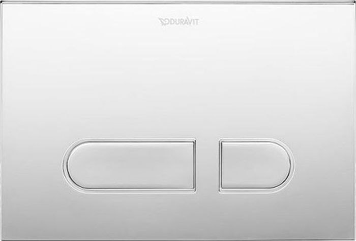 Duravit DuraSystem botón de descarga para WC cromo brillante WD5001021000