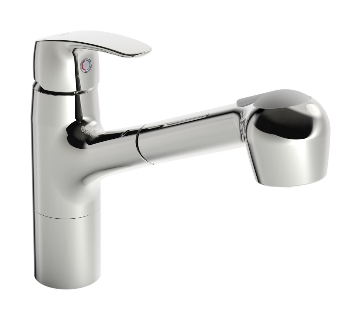 Oras Safira grifo de cocina de pie cromo 1032F