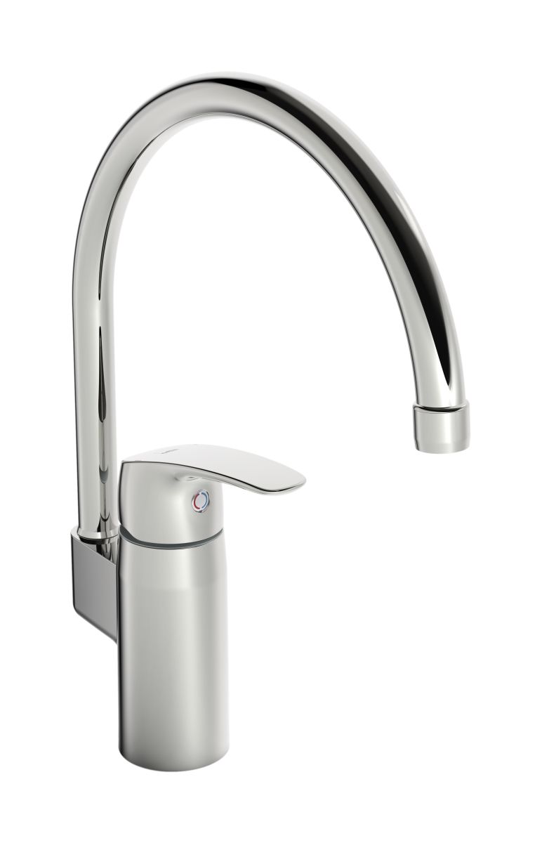 Oras Safira grifo de cocina de pie cromo 1038F